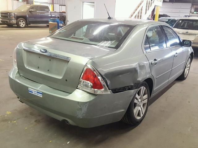 3FAHP08158R112029 - 2008 FORD FUSION SEL GREEN photo 4