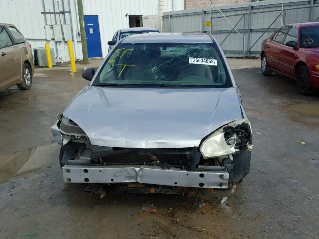 1G1ZS51826F136230 - 2006 CHEVROLET MALIBU LS ვერცხლისფერი ფოტო 10