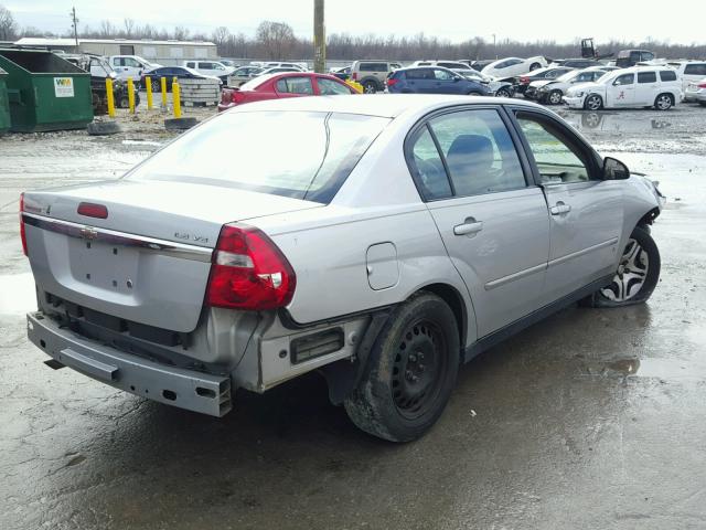 1G1ZS51826F136230 - 2006 CHEVROLET MALIBU LS ვერცხლისფერი ფოტო 4