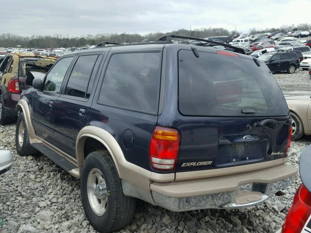 1FMZU74E2YZA73304 - 2000 FORD EXPLORER E BLUE photo 3