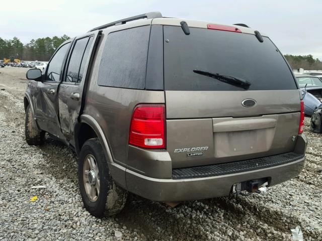 1FMZU65W52UA32963 - 2002 FORD EXPLORER L BROWN photo 3