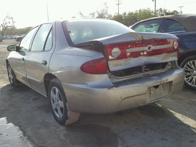 1G1JF52FX37210353 - 2003 CHEVROLET CAVALIER L BEIGE photo 3