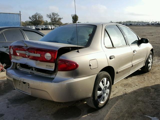 1G1JF52FX37210353 - 2003 CHEVROLET CAVALIER L BEIGE photo 4