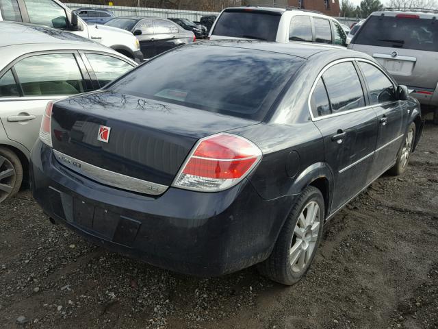 1G8ZS57N48F182837 - 2008 SATURN AURA XE BLACK photo 4