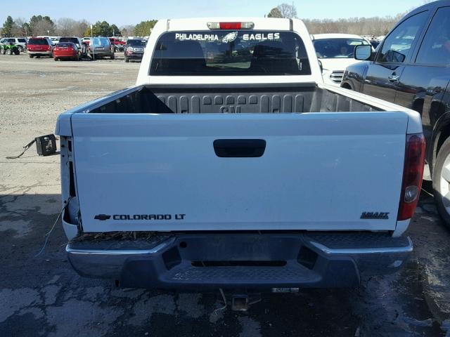 1GCCS149698105565 - 2009 CHEVROLET COLORADO WHITE photo 6