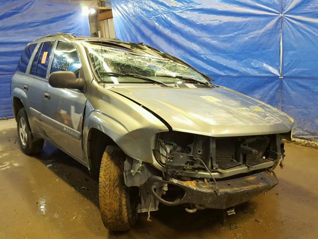 1GNDT13S342391383 - 2004 CHEVROLET TRAILBLAZE GREEN photo 1