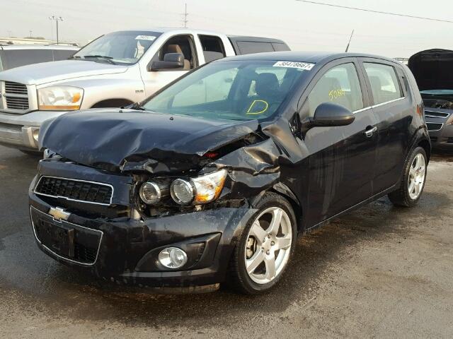 1G1JE6SB5E4126502 - 2014 CHEVROLET SONIC LTZ BLACK photo 2