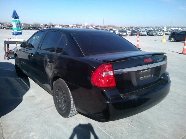 1G1ZS58F37F113481 - 2007 CHEVROLET MALIBU LS შავი ფოტო 3