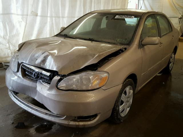 2T1BR32E37C720482 - 2007 TOYOTA COROLLA CE GOLD photo 2