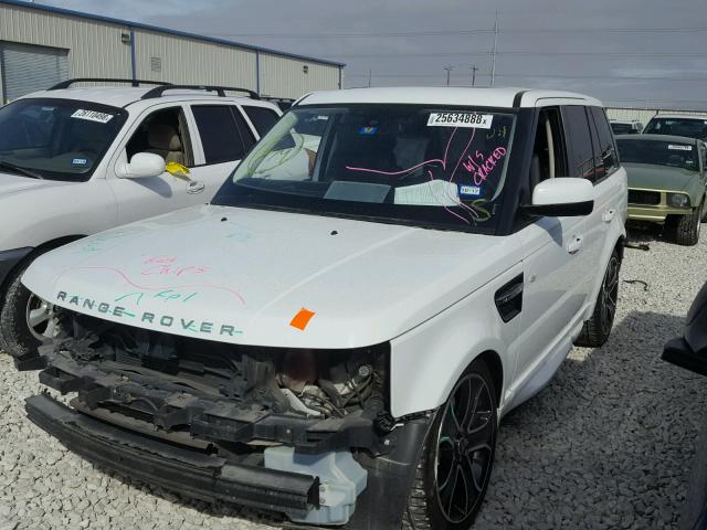 SALSF2D49DA768584 - 2013 LAND ROVER RANGE ROVE WHITE photo 2