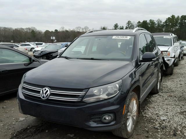 WVGAV3AX7EW562822 - 2014 VOLKSWAGEN TIGUAN S BLACK photo 2