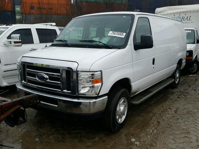 1FTNE2EW2DDA25481 - 2013 FORD ECONOLINE WHITE photo 2