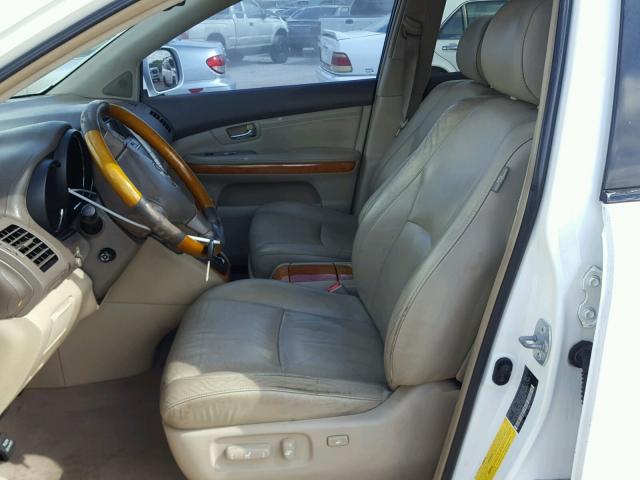 2T2GA31U86C051254 - 2006 LEXUS RX 330 WHITE photo 5