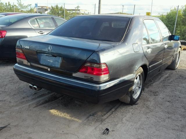 WDBGA51G6XA404492 - 1999 MERCEDES-BENZ S 500 GREEN photo 4