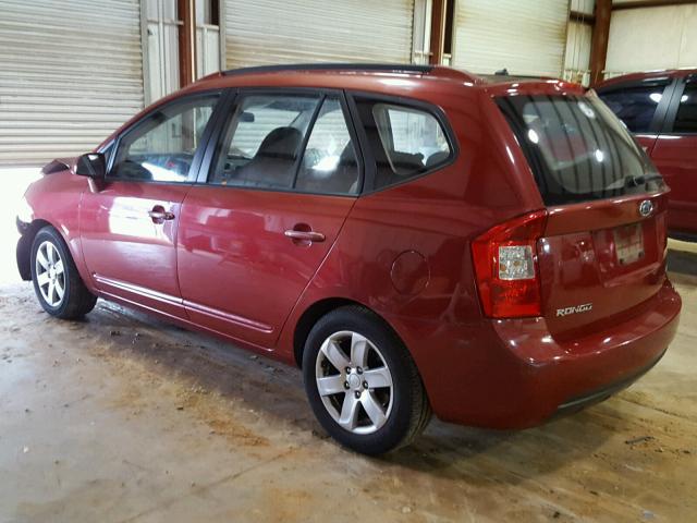 KNAFG525677031828 - 2007 KIA RONDO BASE MAROON photo 3