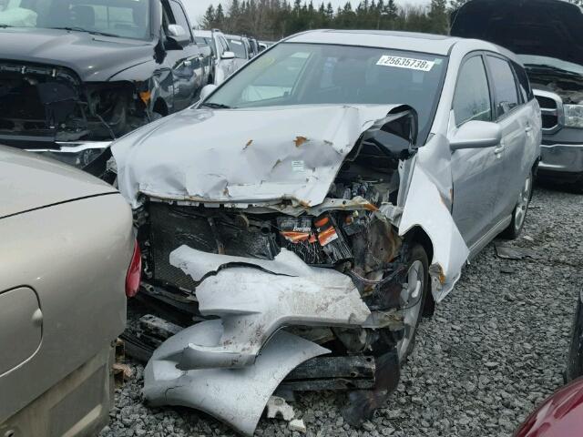 2T1KR32E85C863540 - 2005 TOYOTA COROLLA MA SILVER photo 2