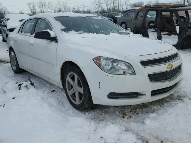 1G1ZB5EBXAF300113 - 2010 CHEVROLET MALIBU LS WHITE photo 1