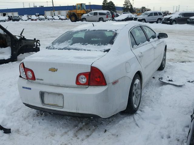 1G1ZB5EBXAF300113 - 2010 CHEVROLET MALIBU LS WHITE photo 4