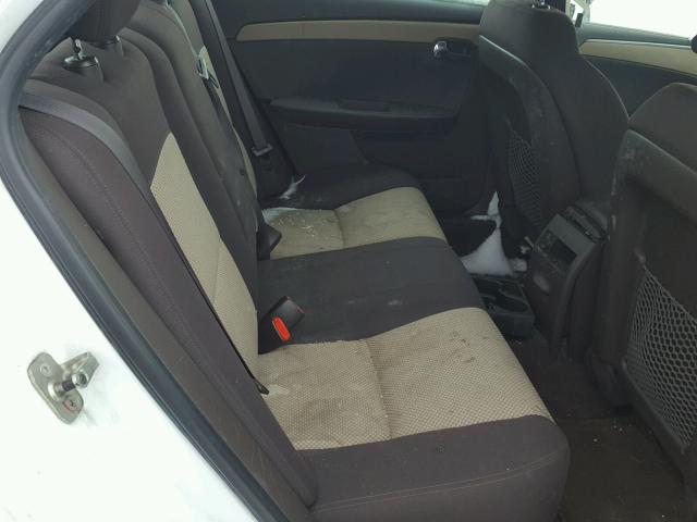 1G1ZB5EBXAF300113 - 2010 CHEVROLET MALIBU LS თეთრი ფოტო 6