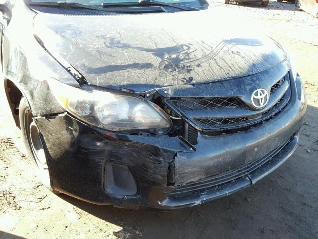 2T1BU4EE1CC764622 - 2012 TOYOTA COROLLA BA BLACK photo 9