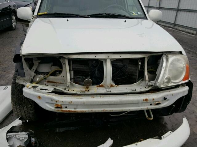 JS3TX92V154101345 - 2005 SUZUKI XL7 EX WHITE photo 9