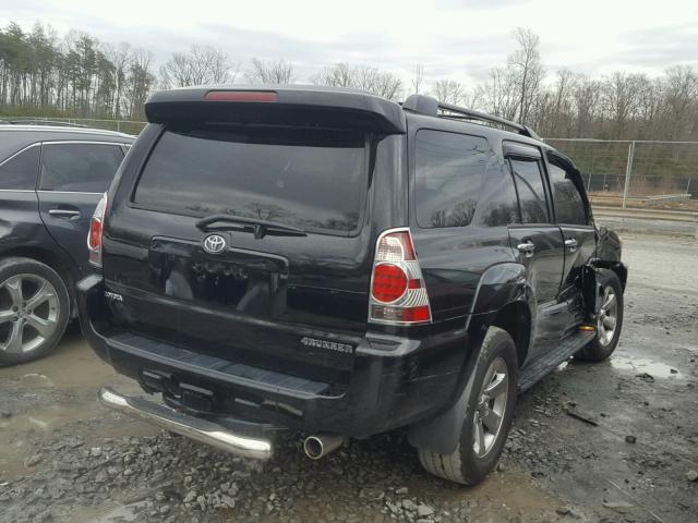 JTEBT17R968030470 - 2006 TOYOTA 4RUNNER LI BLACK photo 4