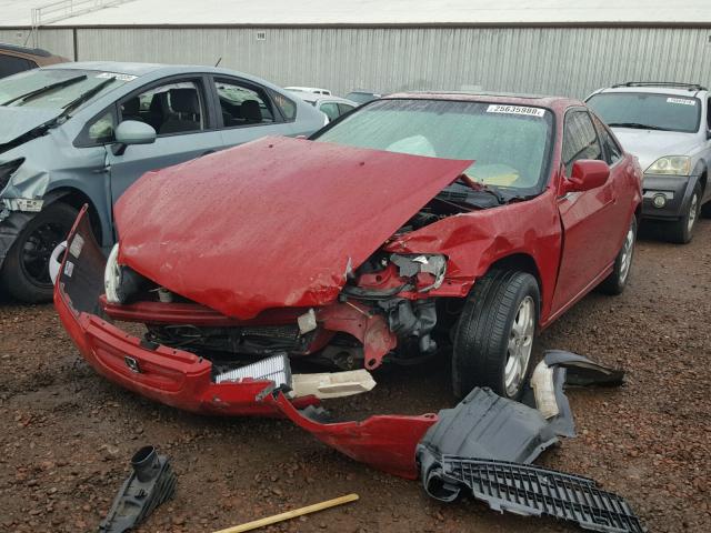 1HGCG22562A034892 - 2002 HONDA ACCORD EX RED photo 2