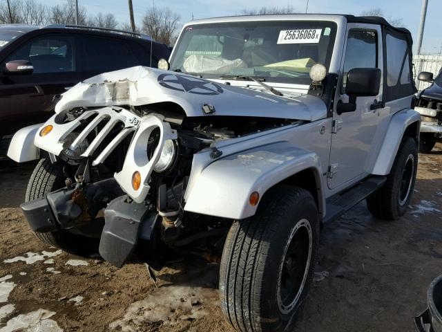 1J4FA54198L653258 - 2008 JEEP WRANGLER S ვერცხლისფერი ფოტო 2