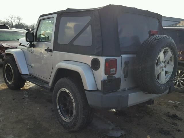 1J4FA54198L653258 - 2008 JEEP WRANGLER S ვერცხლისფერი ფოტო 3