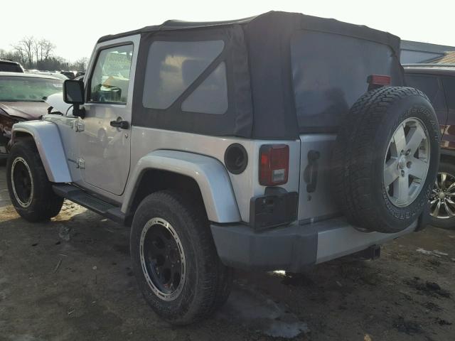 1J4FA54198L653258 - 2008 JEEP WRANGLER S SILVER photo 3