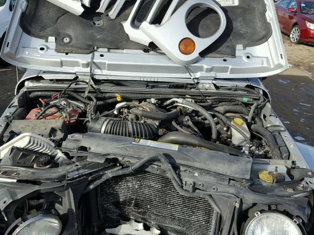 1J4FA54198L653258 - 2008 JEEP WRANGLER S ვერცხლისფერი ფოტო 7