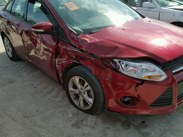 1FADP3F26EL448195 - 2014 FORD FOCUS SE RED photo 9