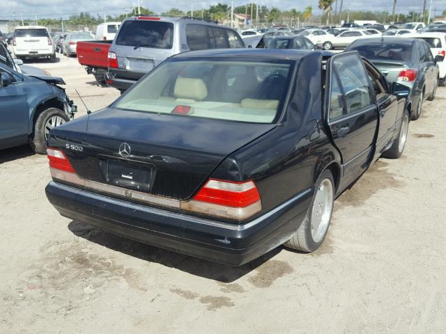 WDBGA51G6XA412690 - 1999 MERCEDES-BENZ S 500 BLACK photo 4