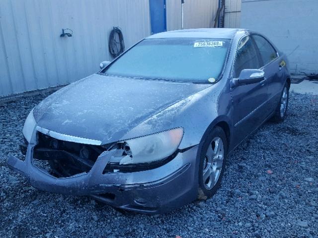 JH4KB16657C001043 - 2007 ACURA RL GRAY photo 2