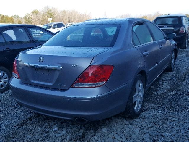 JH4KB16657C001043 - 2007 ACURA RL GRAY photo 4