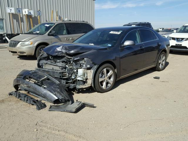1G1ZC5EU8BF103313 - 2011 CHEVROLET MALIBU 1LT 黑色 照片 2