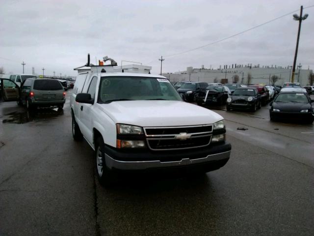 1GCEC14X47Z145316 - 2007 CHEVROLET SILVERADO WHITE photo 1