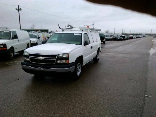 1GCEC14X47Z145316 - 2007 CHEVROLET SILVERADO WHITE photo 2