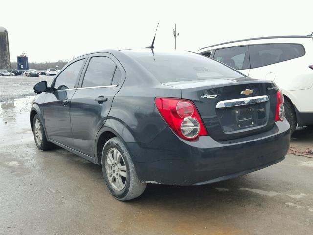 1G1JC5SH9E4174315 - 2014 CHEVROLET SONIC LT GRAY photo 3