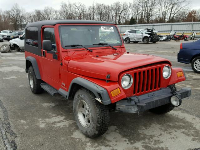 1J4FA44S76P742545 - 2006 JEEP WRANGLER / RED photo 1