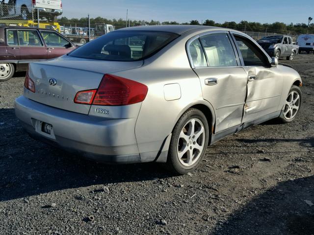 JNKCV51FX4M717033 - 2004 INFINITI G35 BEIGE photo 4