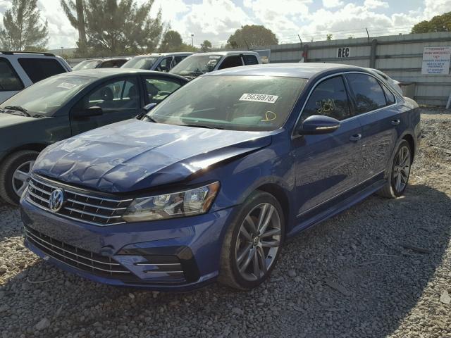 1VWAS7A34GC040264 - 2016 VOLKSWAGEN PASSAT S BLUE photo 2