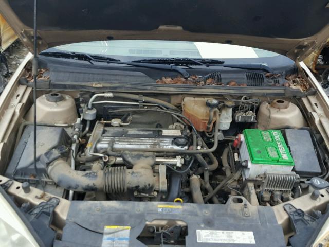 1G1ZS52F15F128325 - 2005 CHEVROLET MALIBU TAN photo 7