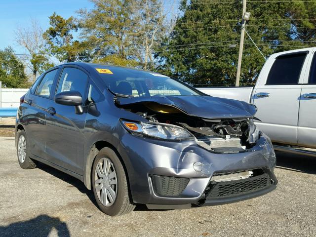 JHMGK5H56GS010700 - 2016 HONDA FIT LX GRAY photo 1