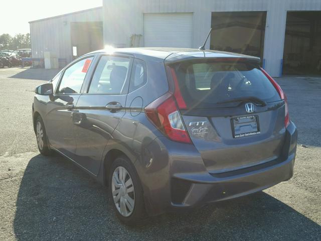 JHMGK5H56GS010700 - 2016 HONDA FIT LX Gris photo 3