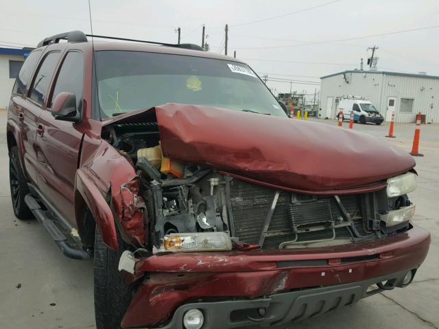 1GNEK13Z23R207268 - 2003 CHEVROLET TAHOE K150 MAROON photo 1