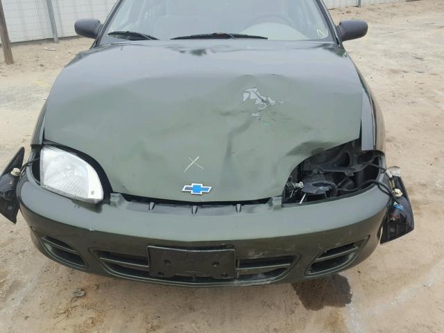 1G1JF5242Y7350385 - 2000 CHEVROLET CAVALIER L GREEN photo 7