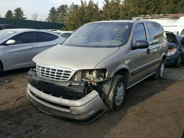 1GNDU06E4XD318495 - 1999 CHEVROLET VENTURE BEIGE photo 2