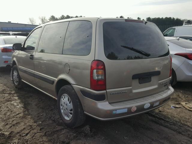 1GNDU06E4XD318495 - 1999 CHEVROLET VENTURE BEIGE photo 3