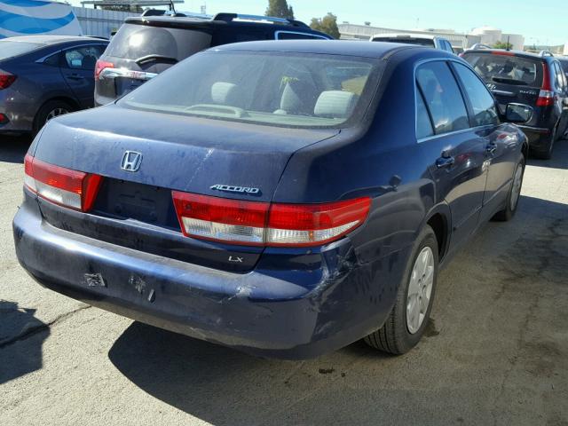 JHMCM56313C085495 - 2003 HONDA ACCORD LX BLUE photo 4